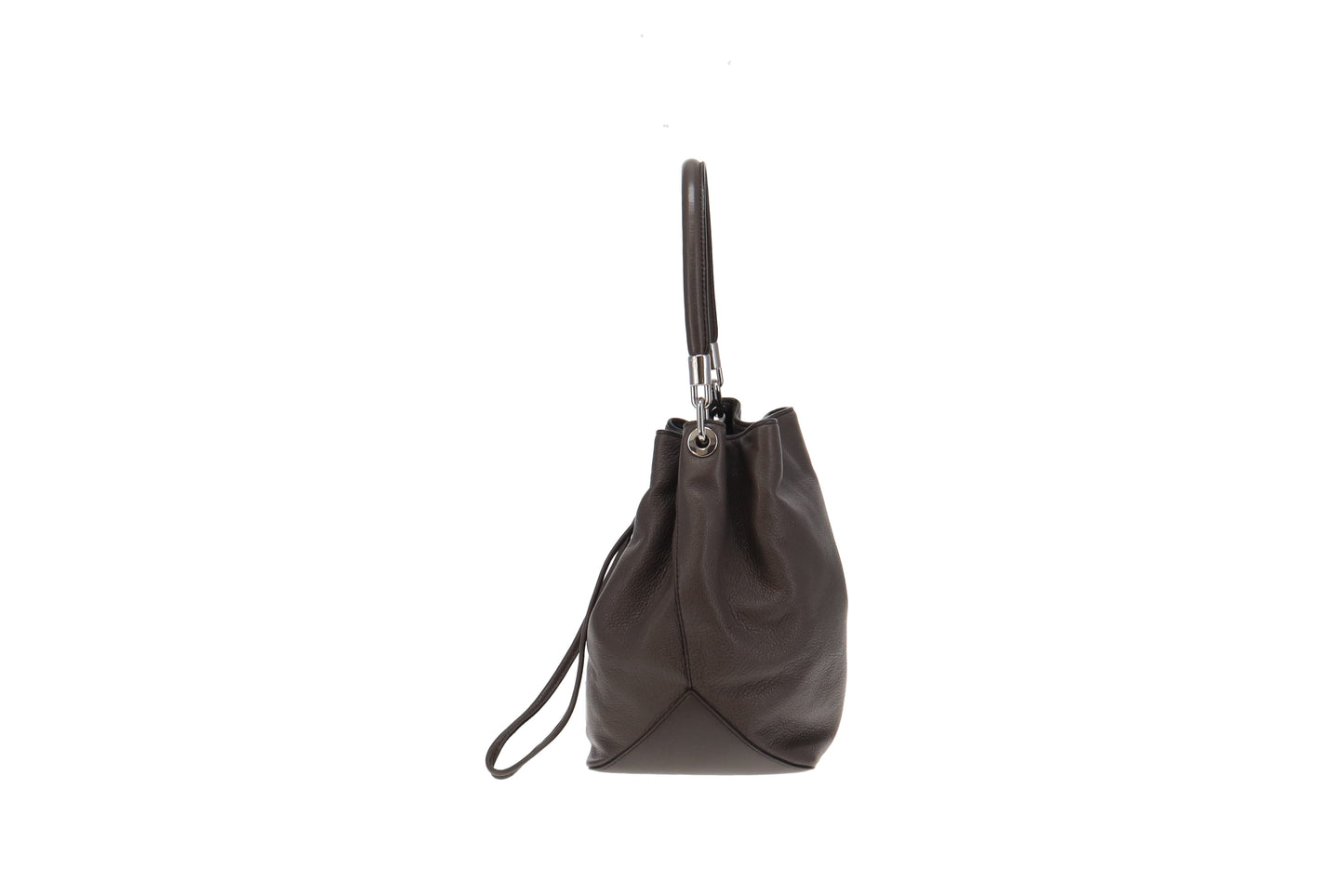 Marc By Marc Jacobs Slate Grey Leather Drawstring Too Hot To Handle