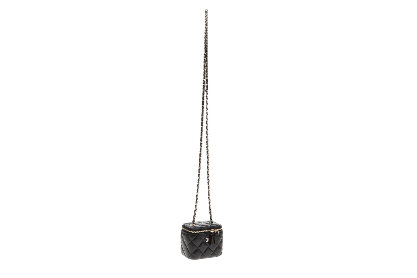 Chanel Vanity Mini Black Lambskin GHW 2020