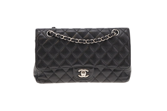 Chanel Classic Medium Double Flap Black Caviar SH 2011
