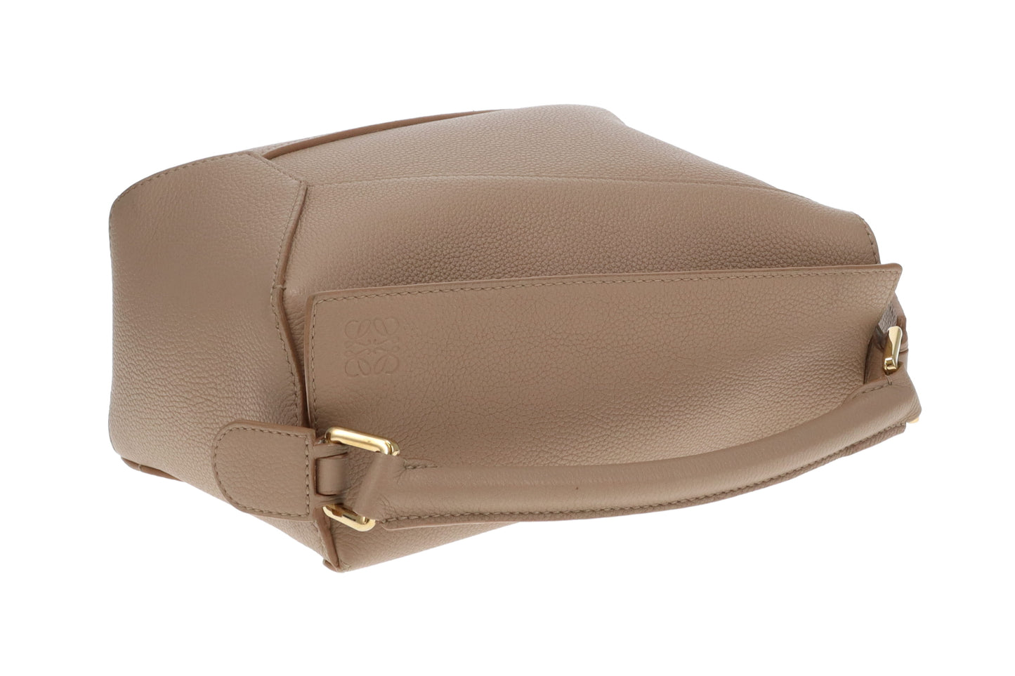 Loewe Small Puzzle Edge Bag Taupe in Soft Grained Calfskin