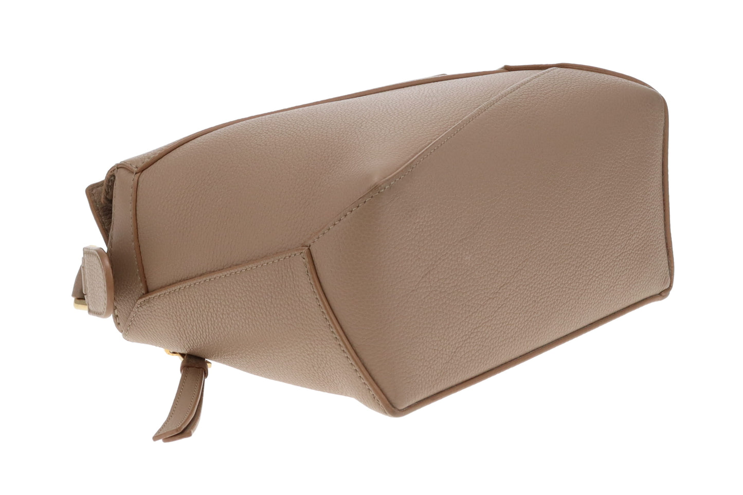 Loewe Small Puzzle Edge Bag Taupe in Soft Grained Calfskin