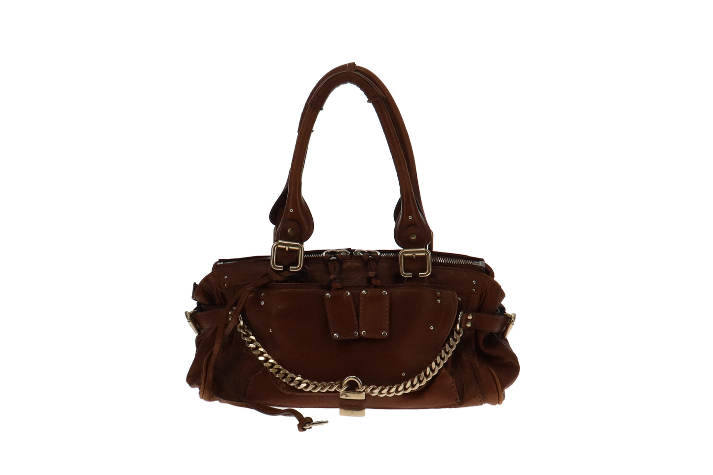 Chloe Paddington Tan Distressed Leather GH