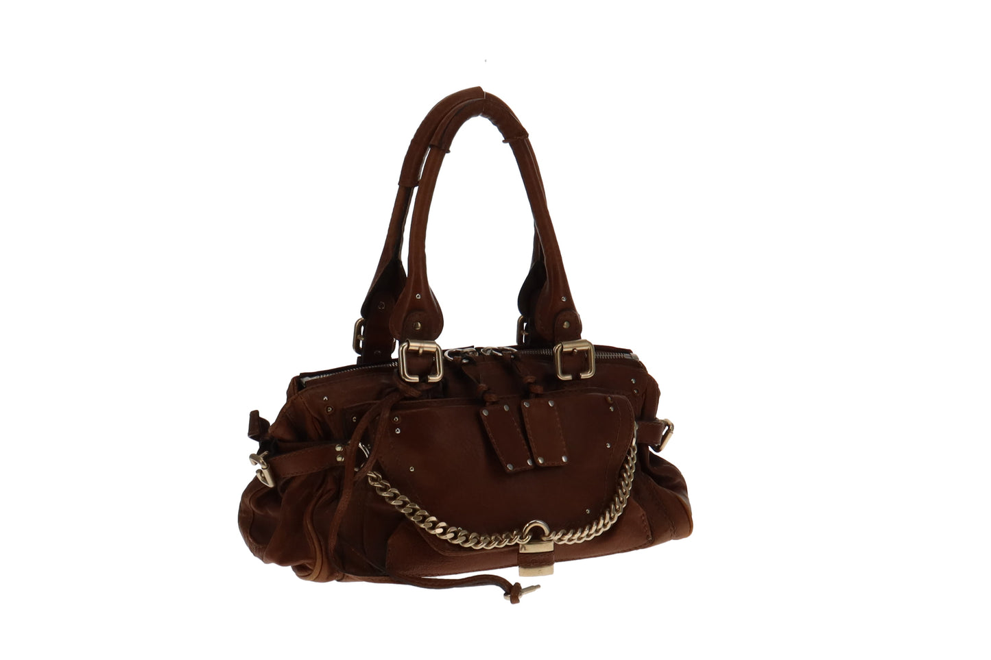 Chloe Paddington Tan Distressed Leather GH