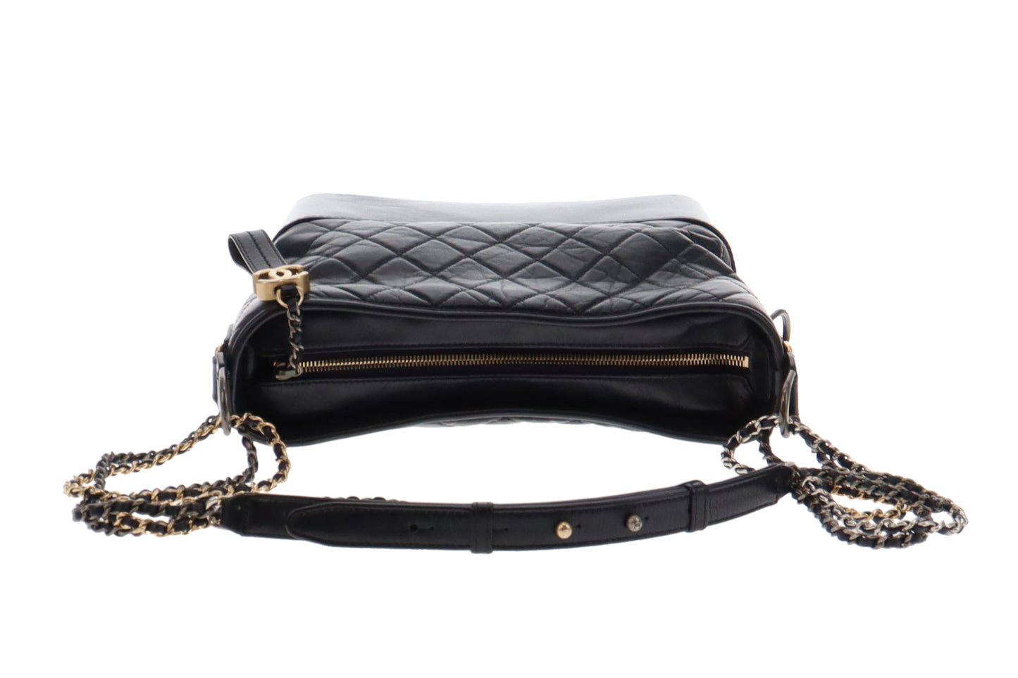 Chanel Navy Aged Calfskin Gabrielle Hobo 2018/19