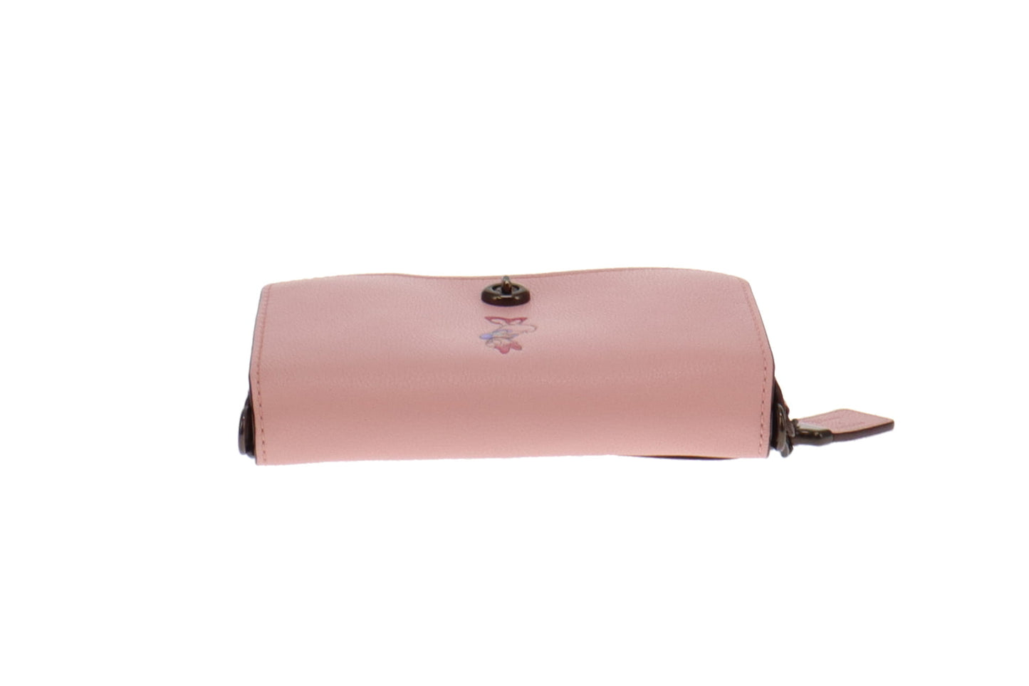 Coach X Disney Baby Pink Leather Daisy Duck Dinky Bag