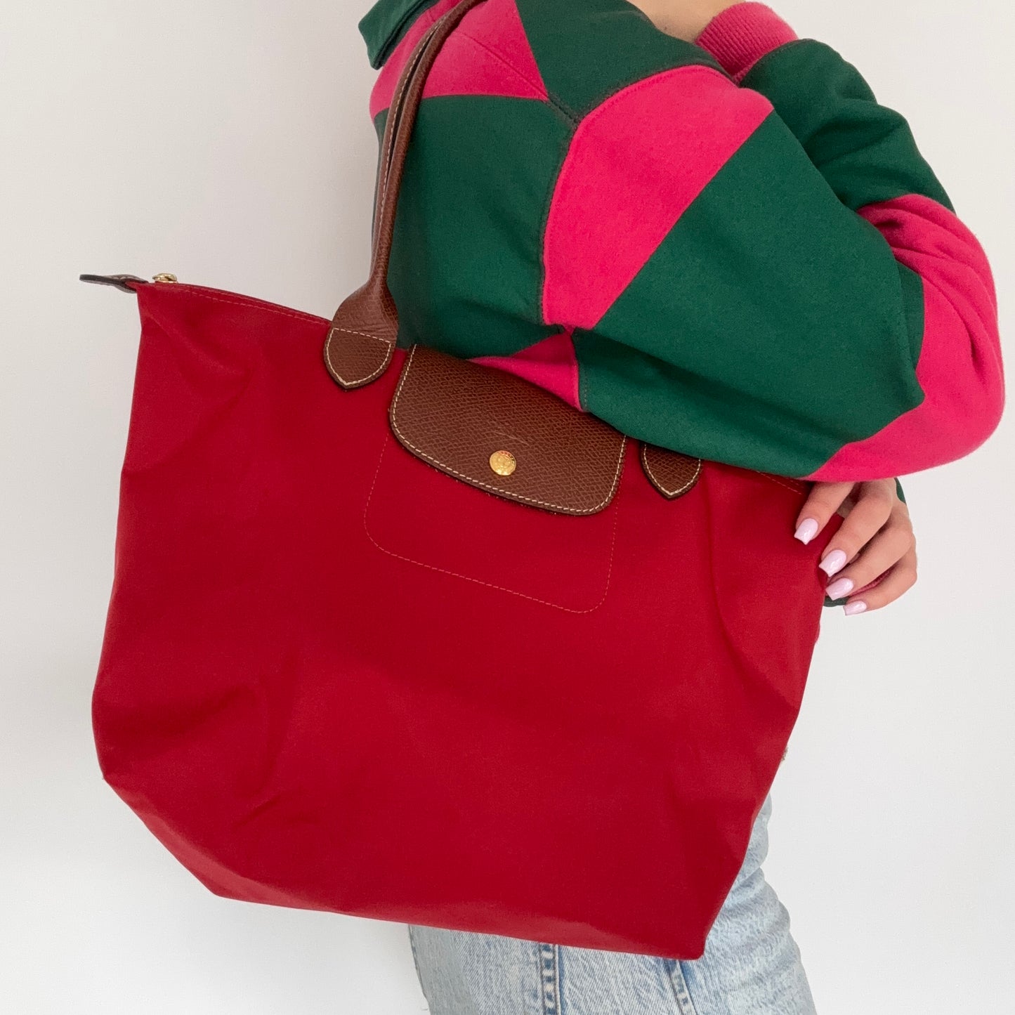 Longchamp Le Pliage Small Red