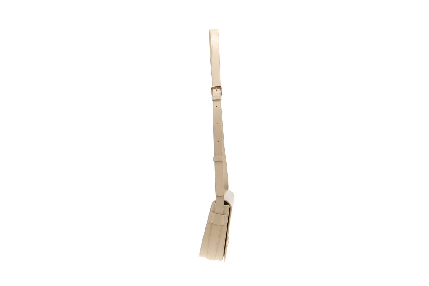 Celine Cream Smooth Calfskin Medium Maillon Triomphe Bag