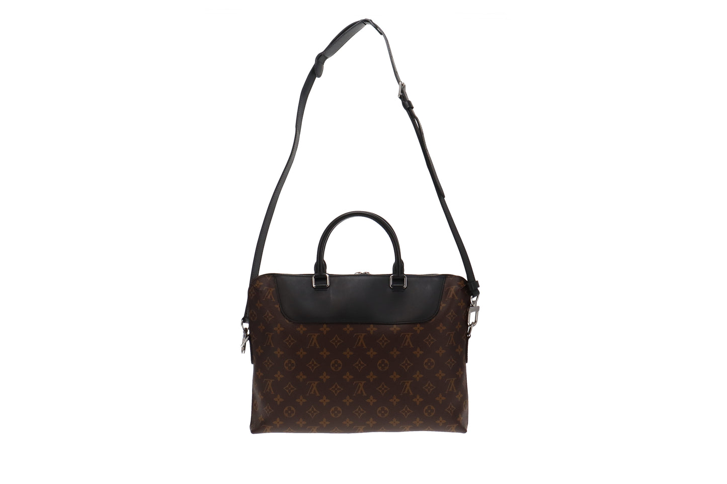 Louis Vuitton Monogram and Noir Leather Porte Documents Jour CA4108