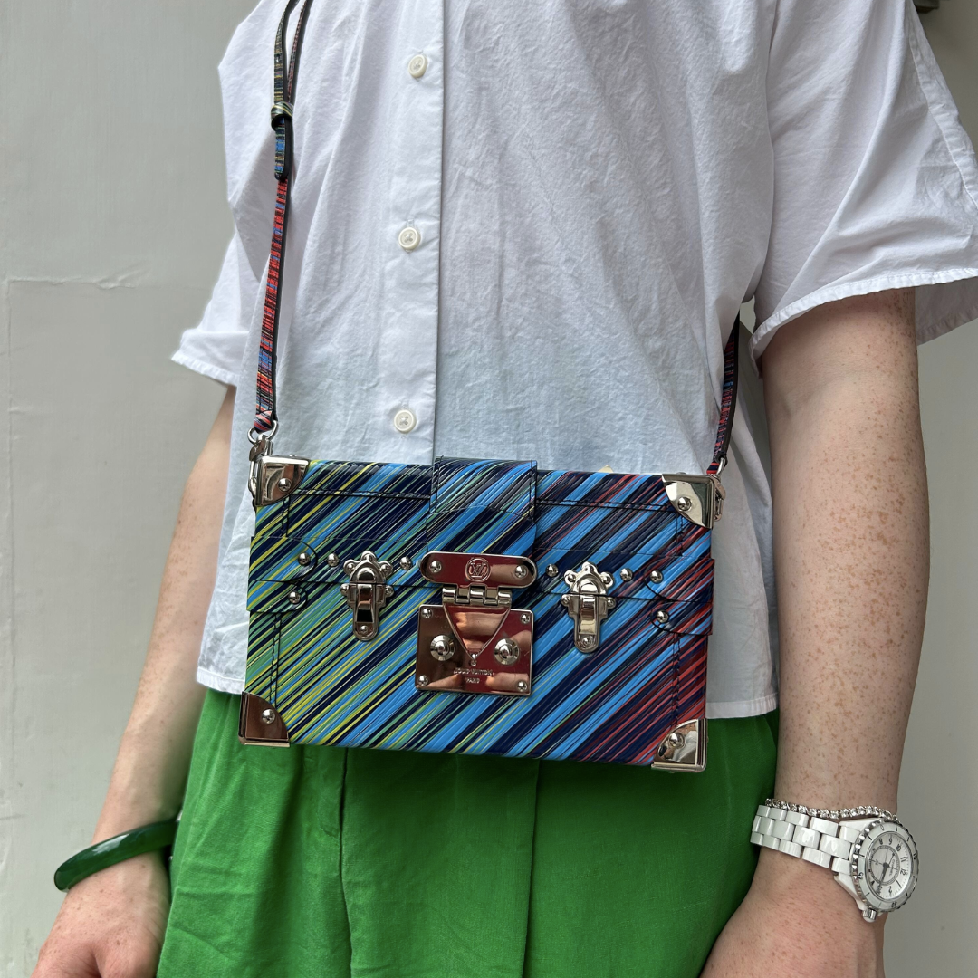 Louis Vuitton Tropical Epi Petit Malle Cruise 2017 Collection FL4106