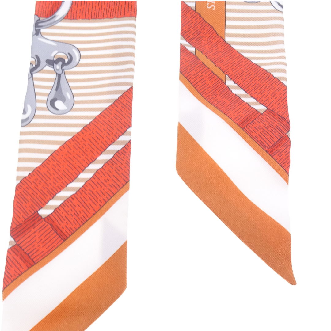 Hermes Twilly Mors a Jouets Chemise 100% Silk