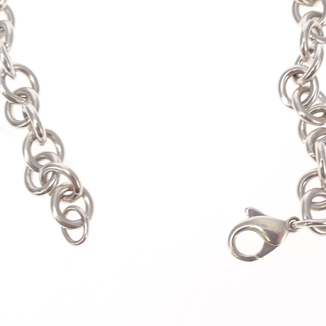 Tiffany & Co Heart Tag Bracelet Sterling Silver 925 SS