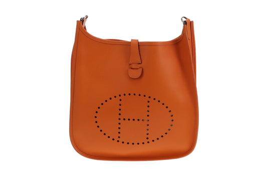 Hermes Evelyne III PM Epsom Leather Orange