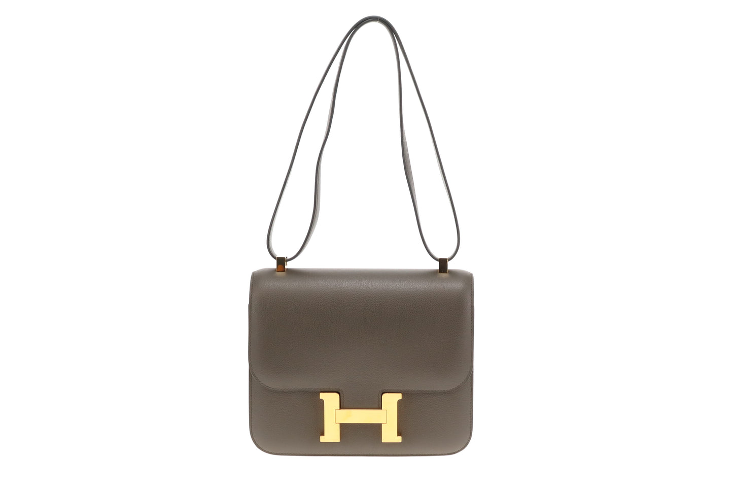 Hermes Constance 24 Evercolor Vert De Gris GHW 2020