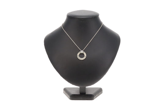Tiffany & Co Since 1837 Circle Necklace Sterling Silver 925 SS