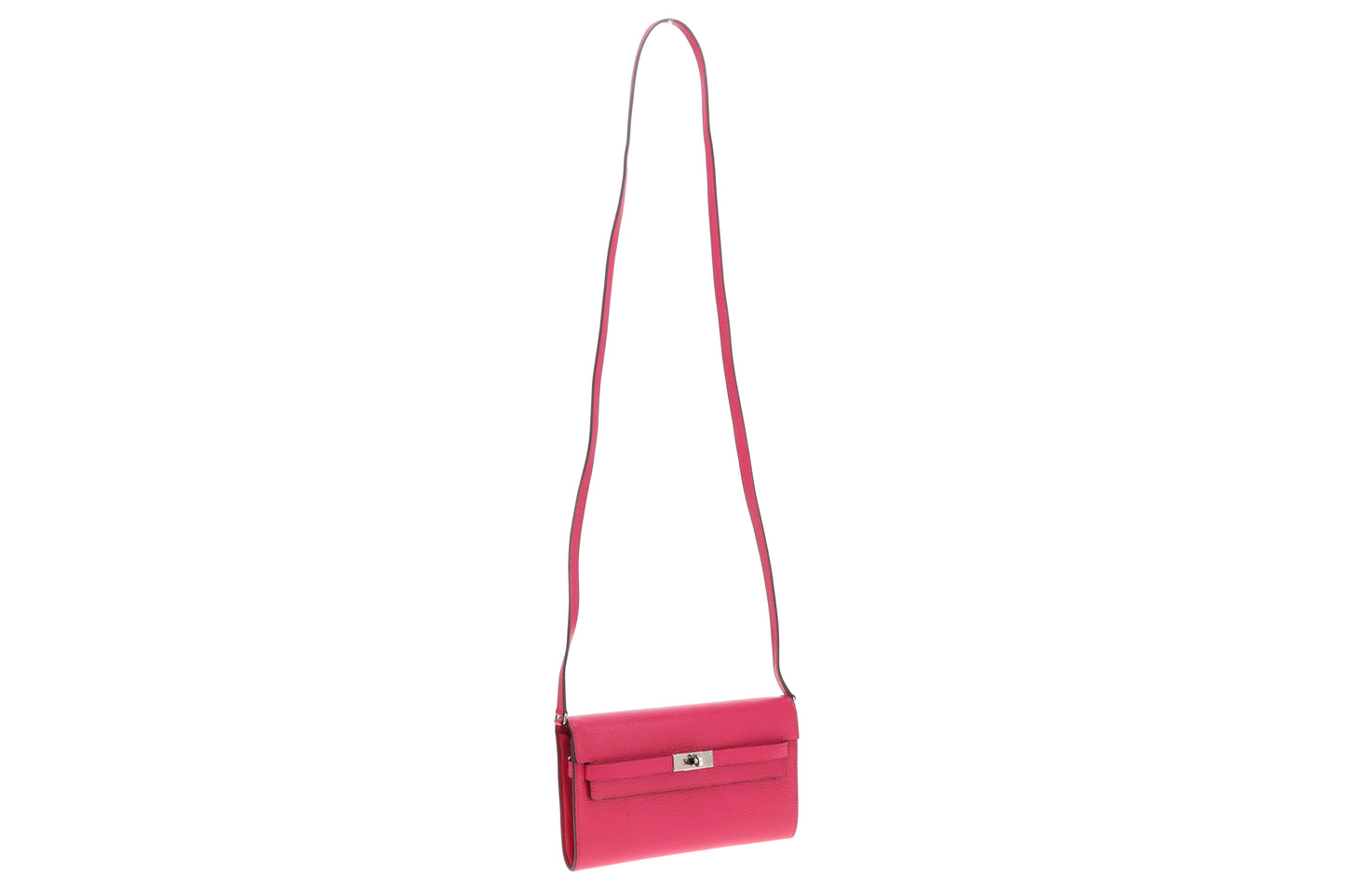 Hermes Kelly To Go Wallet Rose Mexico Chevre Mysore 2022