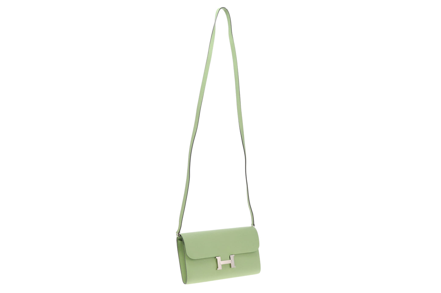 Hermes Constance Long To Go Wallet Vert Criquet Epsom 2020