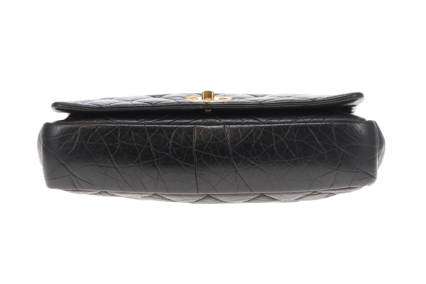 Chanel Pondichery Flap Bag Black Calfskin GHW 2012