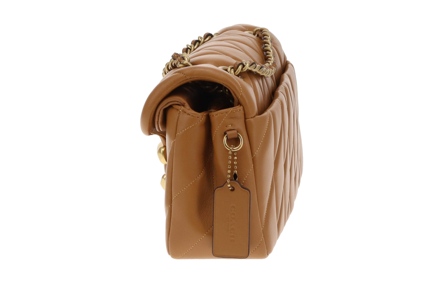 Coach Tabby Quilted Honey Brown