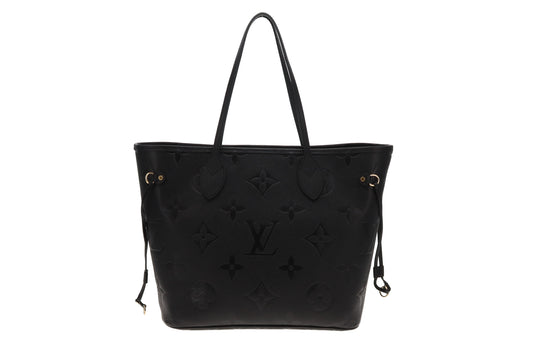 Louis Vuitton Neverfull MM Noir Empreinte Monogram NFID