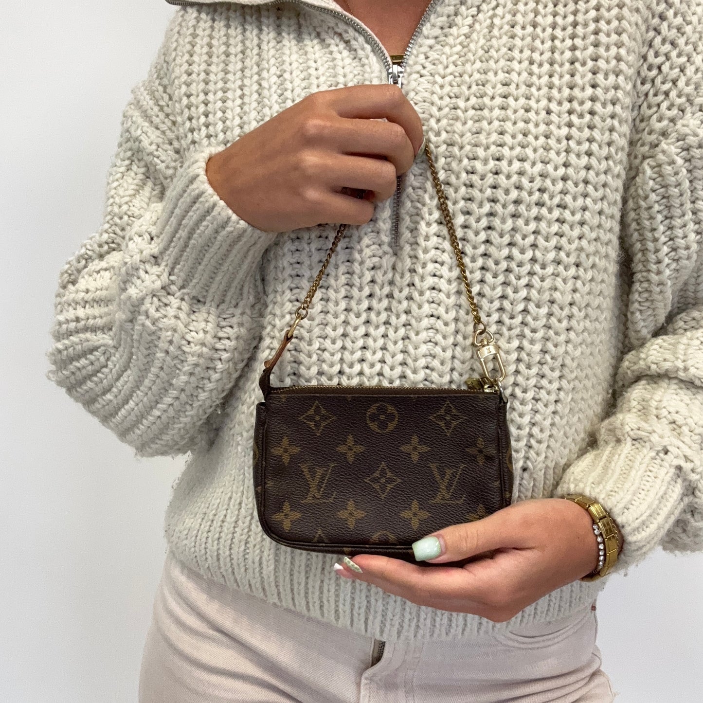Louis Vuitton Pochette Accessoires Mini Monogram FL4097 - 2007