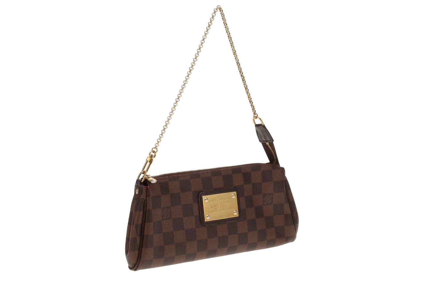 Louis Vuitton Damier Ebene Eva Clutch on Strap MB3176 - 2016