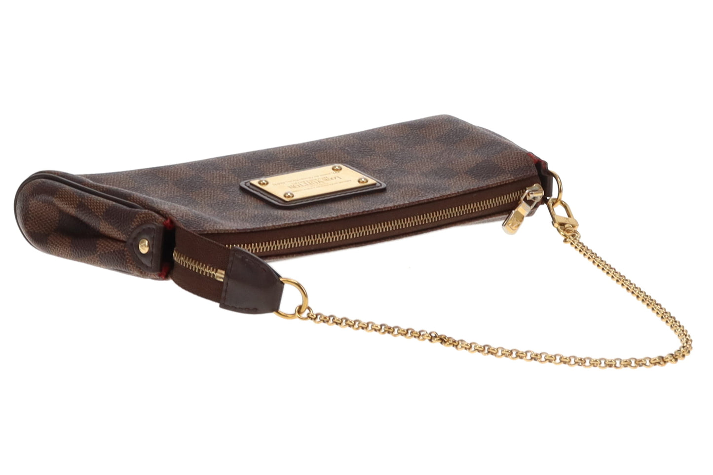 Louis Vuitton Damier Ebene Eva Clutch on Strap MB3176 - 2016