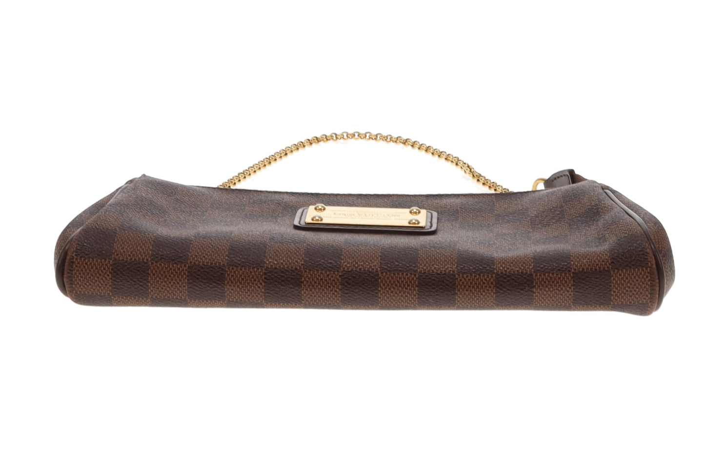 Louis Vuitton Damier Ebene Eva Clutch on Strap MB3176 - 2016