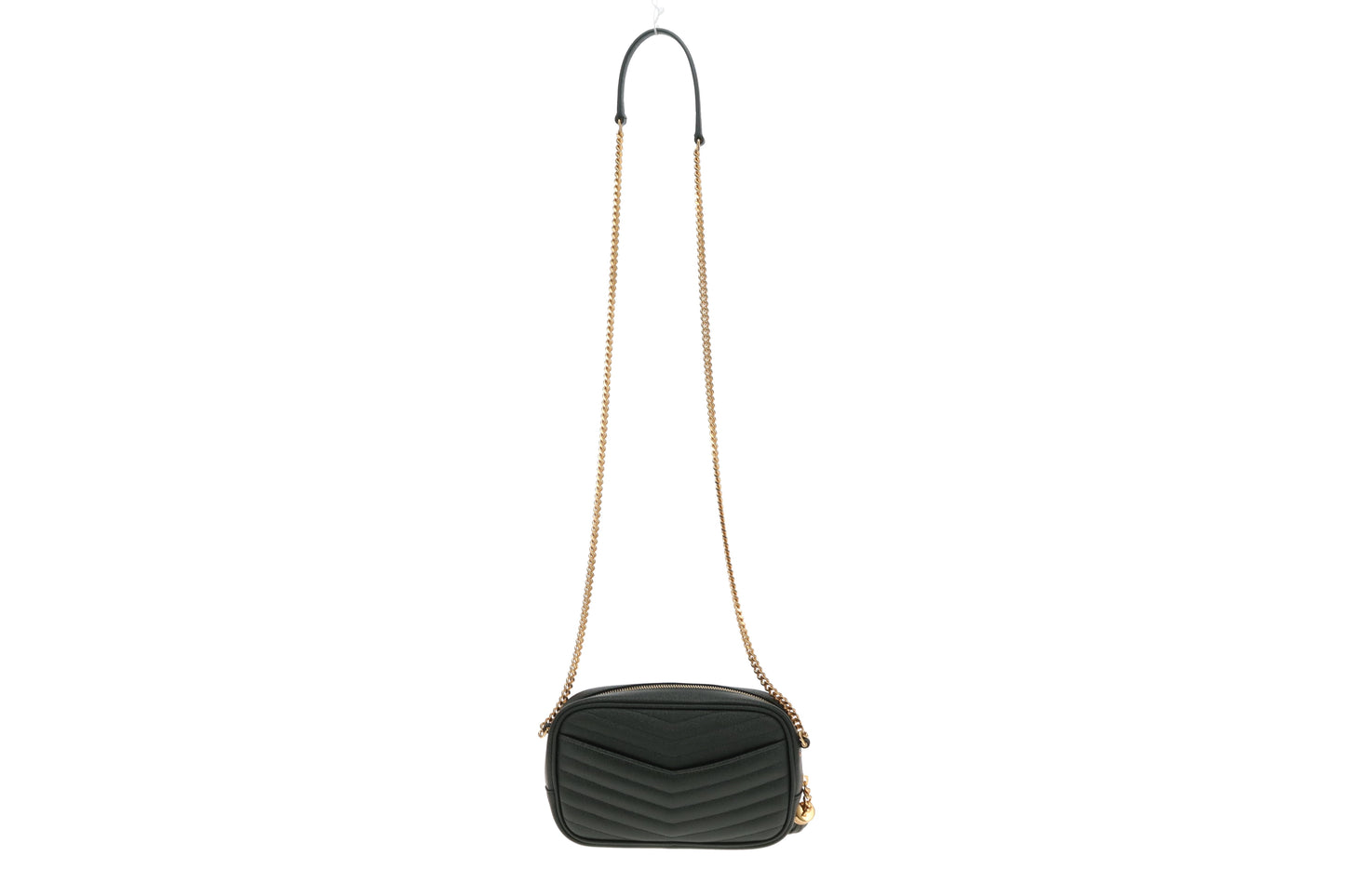 Saint Laurent Lou Mini Camera Bag Forest Green