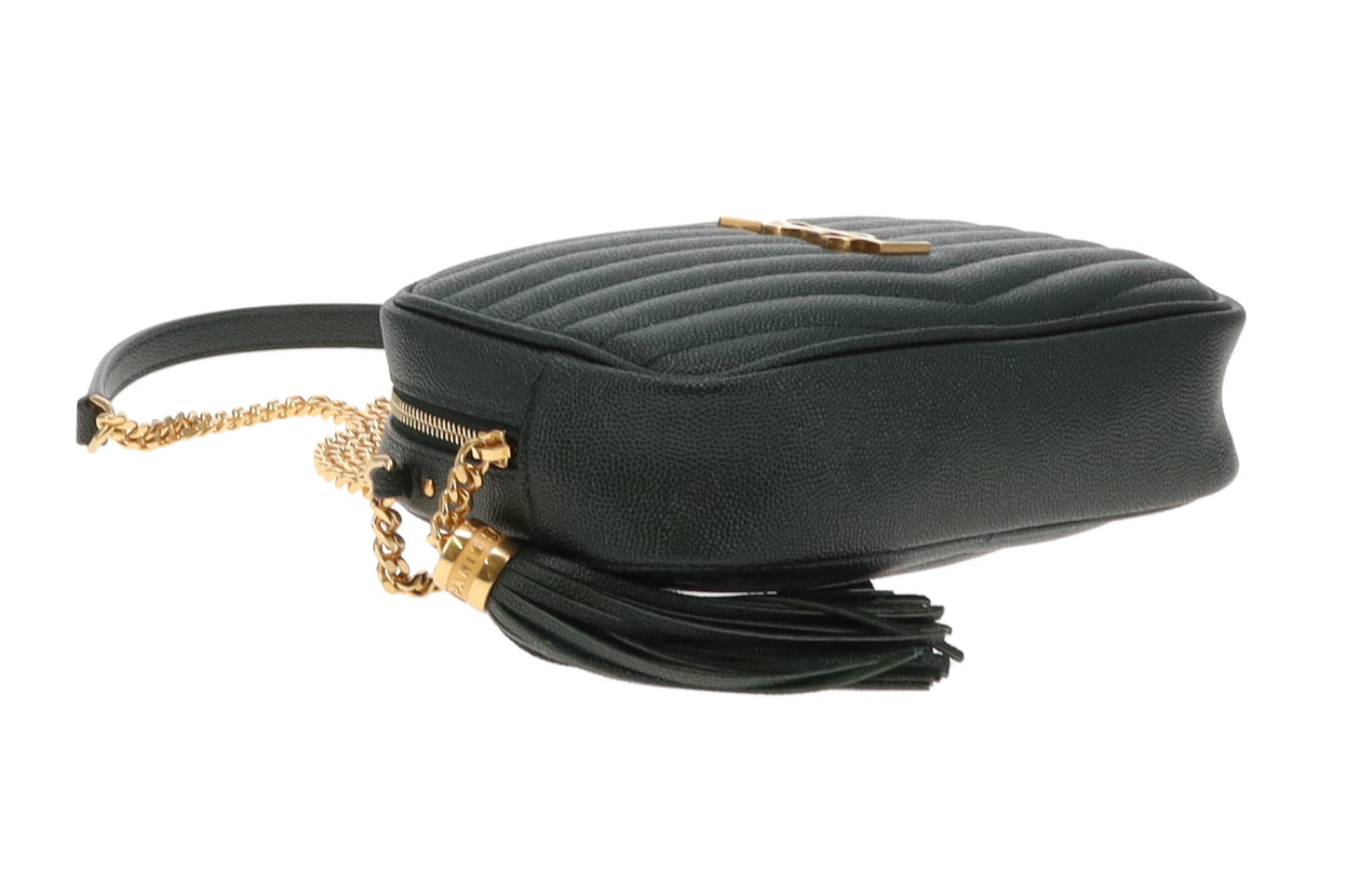 Saint Laurent Lou Mini Camera Bag Forest Green