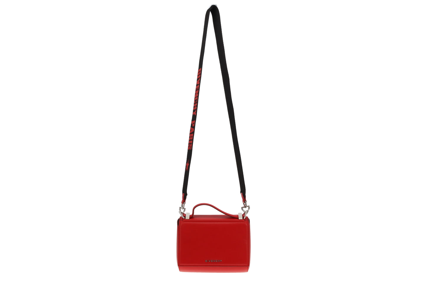 Givenchy Pandora Mini Red Logo Strap