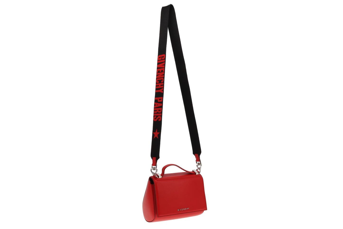 Givenchy Pandora Mini Red Logo Strap