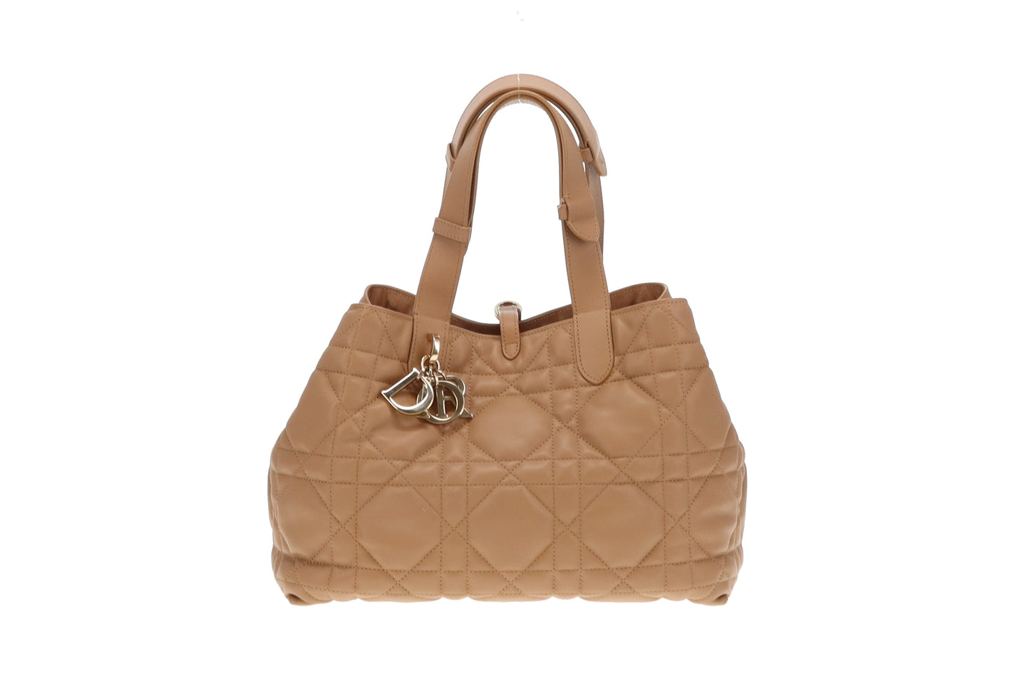 Dior Toujours Medium Bag Light Gold-Tone Macrocannage Calfskin 2023