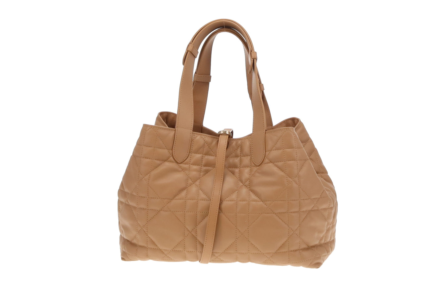 Dior Toujours Medium Bag Light Gold-Tone Macrocannage Calfskin 2023