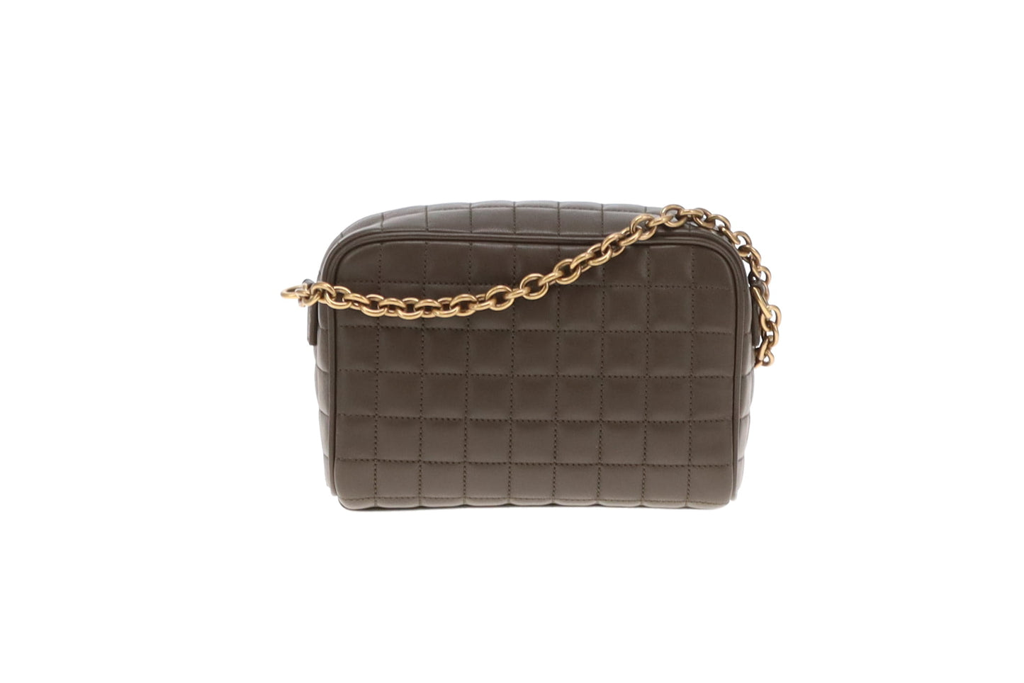 Saint Laurent Cassandre Mini Carre Camera Bag Light Musk Lambskin 2024