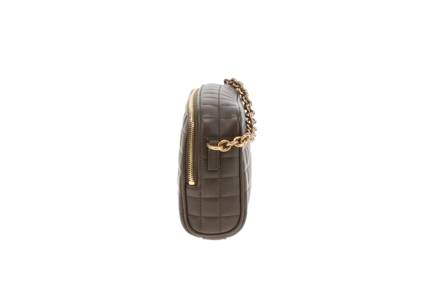 Saint Laurent Cassandre Mini Carre Camera Bag Light Musk Lambskin 2024
