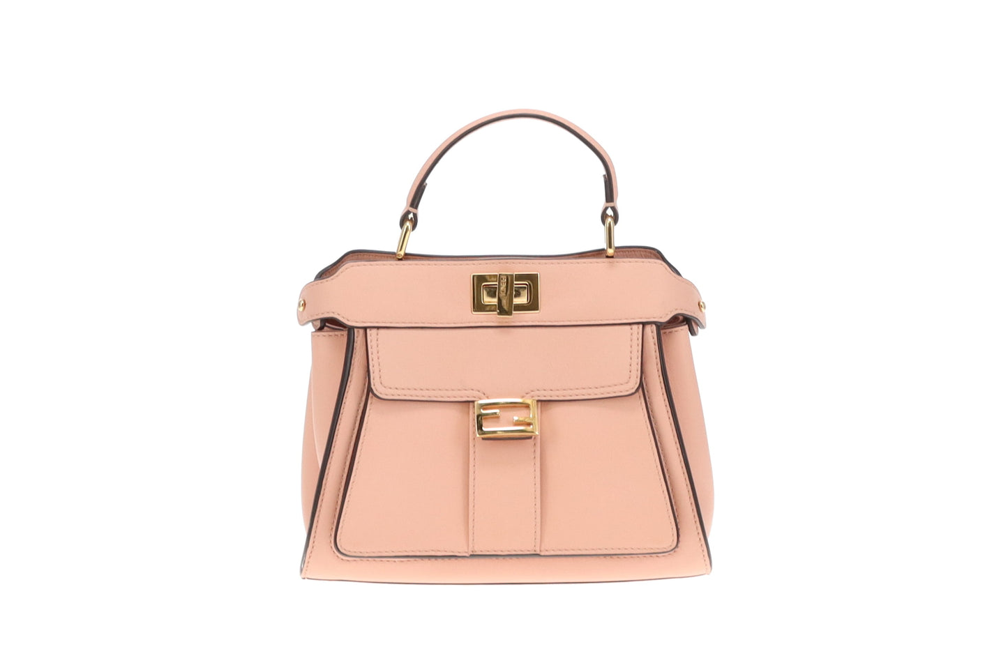 Fendi Peekaboo Mini Handle Bag With Strap Pink 2022