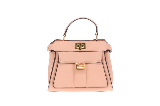 Fendi Peekaboo Mini Handle Bag With Strap Pink 2022