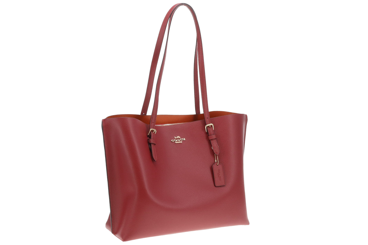 Coach Mollie Tote Red