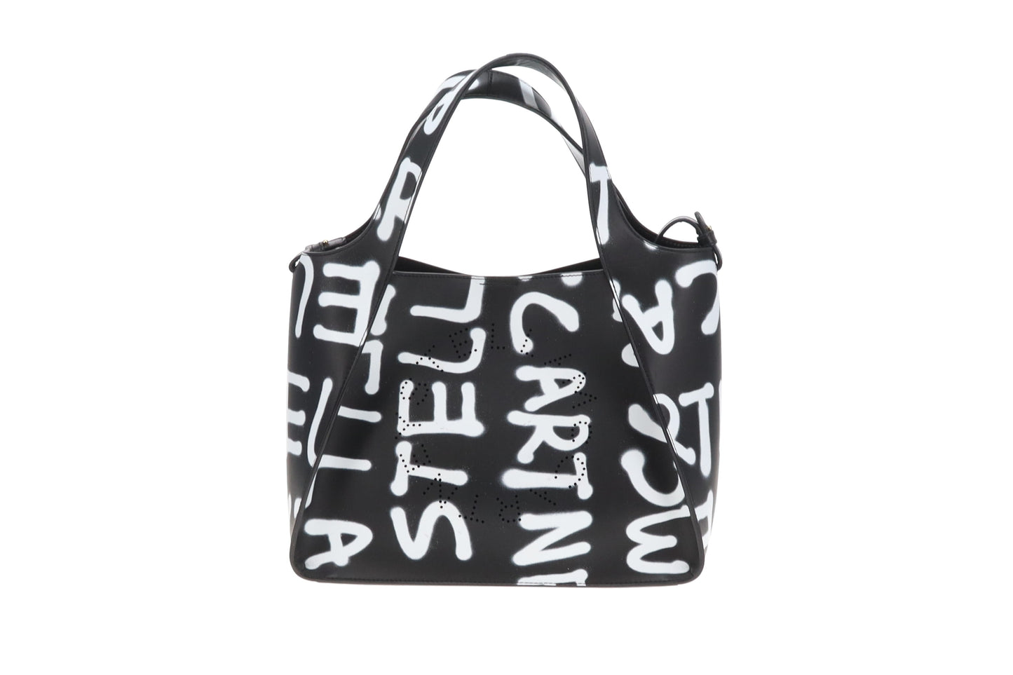 Stella McCartney Logo Tote Bag Ed Curtis Collab Graffiti Print