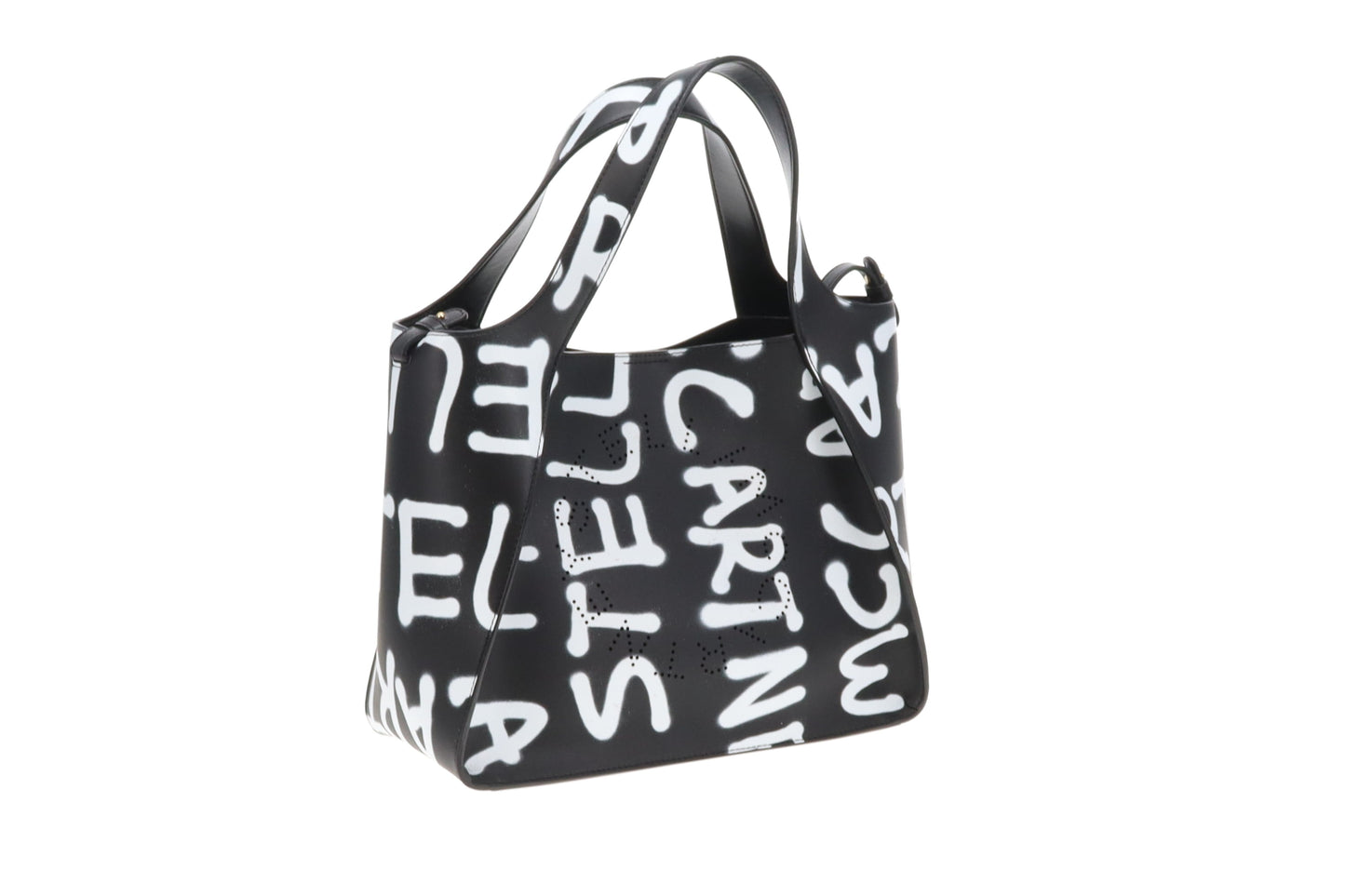 Stella McCartney Logo Tote Bag Ed Curtis Collab Graffiti Print