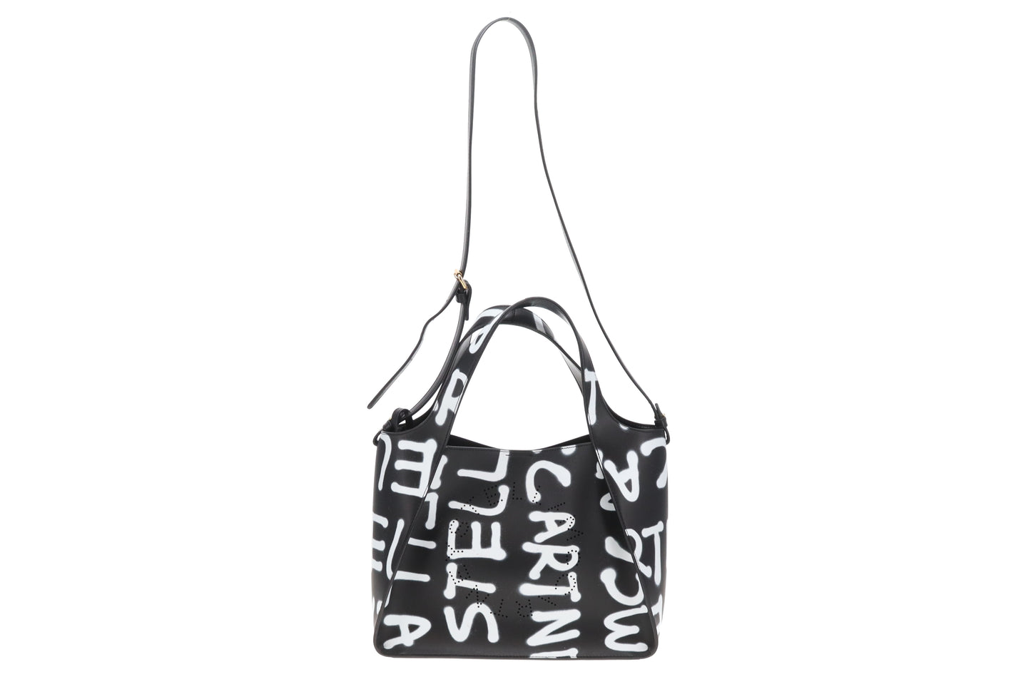 Stella McCartney Logo Tote Bag Ed Curtis Collab Graffiti Print