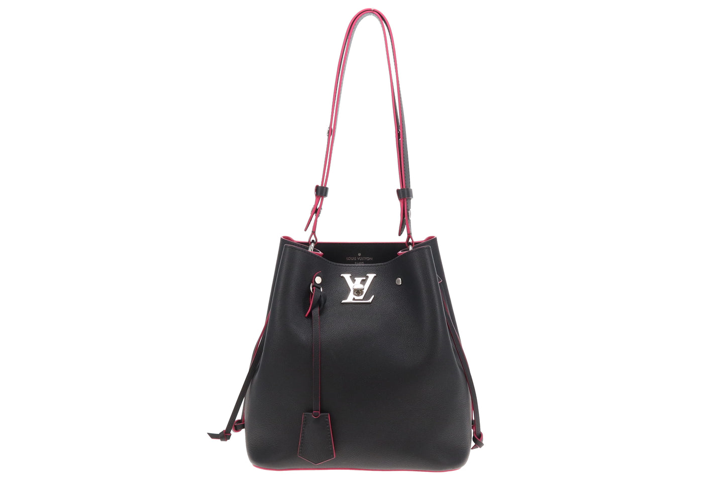 Louis Vuitton Lockme Bucket Bag Black DU3118
