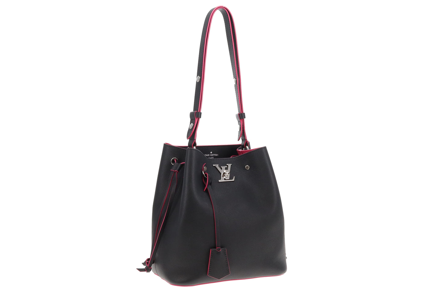 Louis Vuitton Lockme Bucket Bag Black DU3118