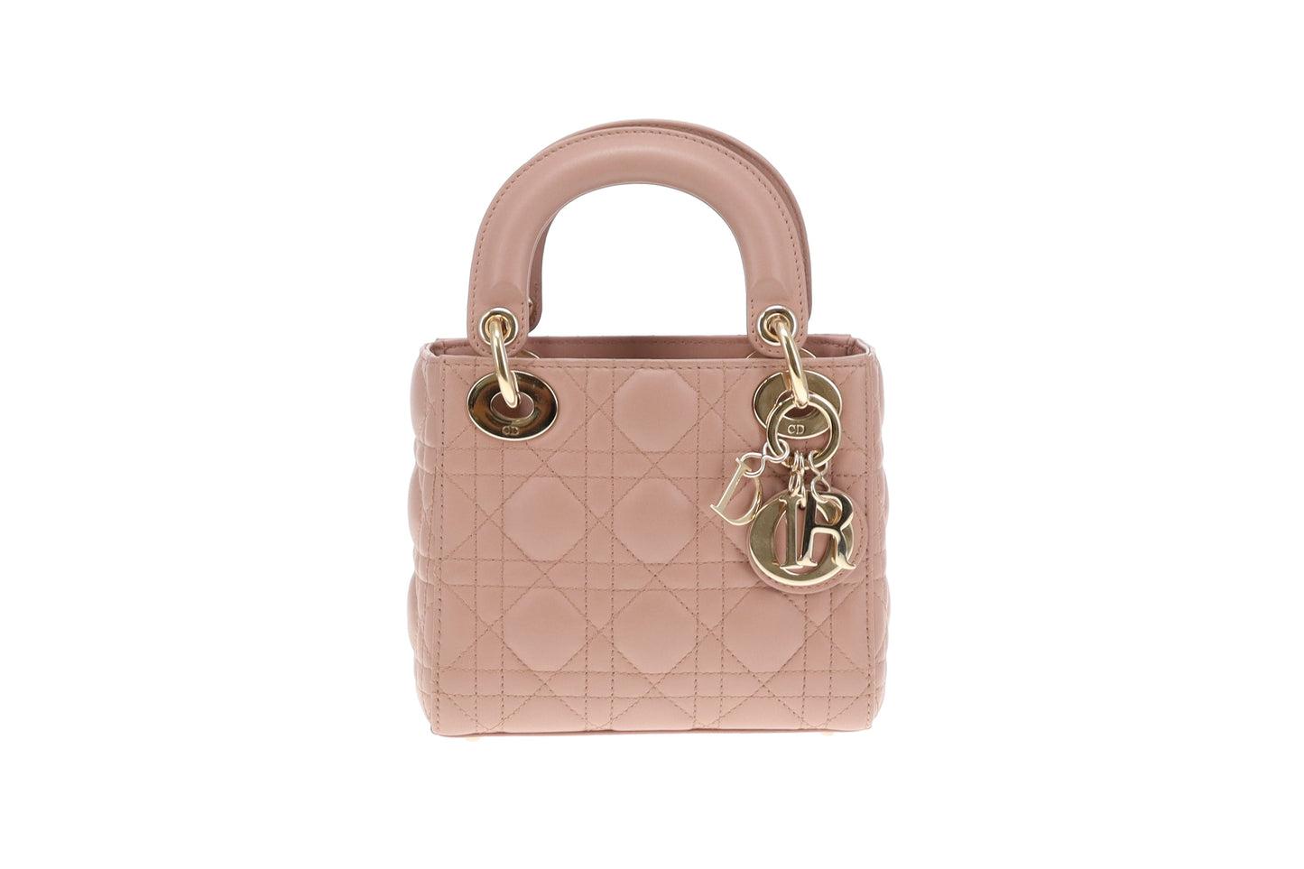 Dior Mini Lady Dior Blush Cannage Lambskin 2022