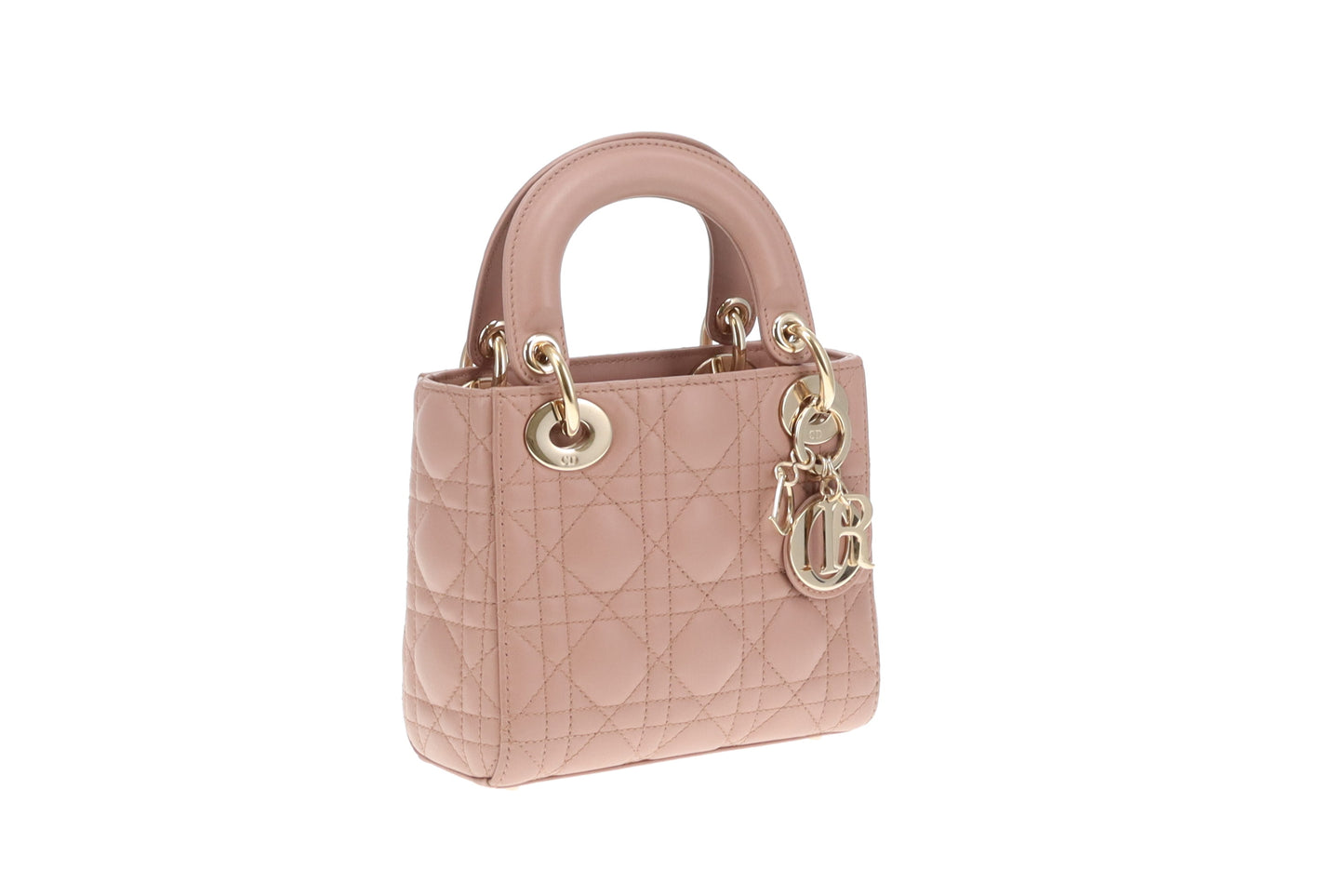Dior Mini Lady Dior Blush Cannage Lambskin 2022