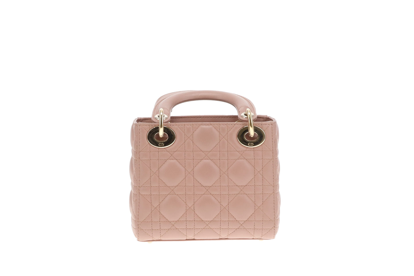 Dior Mini Lady Dior Blush Cannage Lambskin 2022