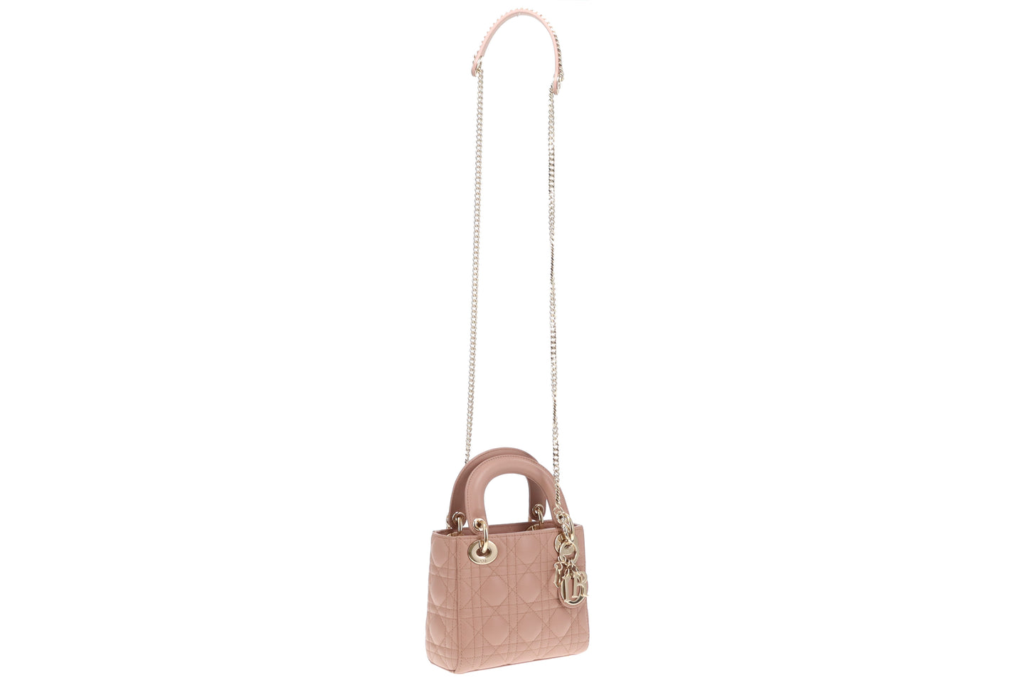 Dior Mini Lady Dior Blush Cannage Lambskin 2022