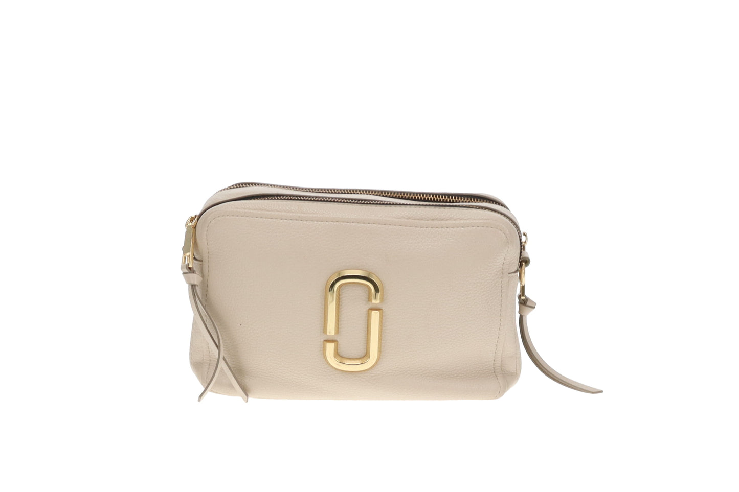 Marc Jacobs The Soft Shot 27 In Ivory Leather