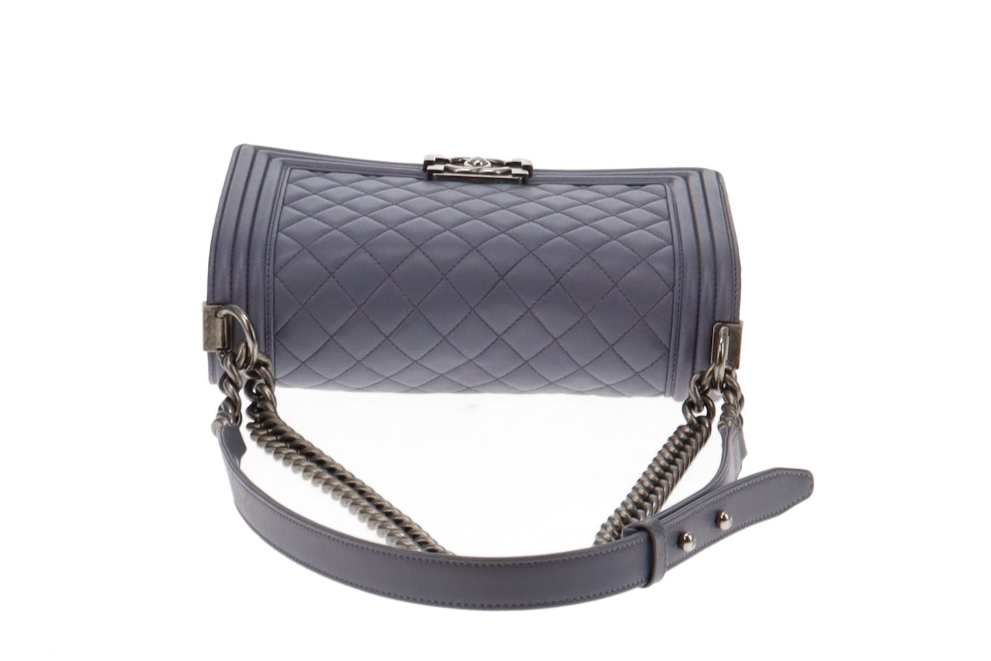 Chanel Pale Lilac Lambskin Old Medium Boy Bag 2011/12