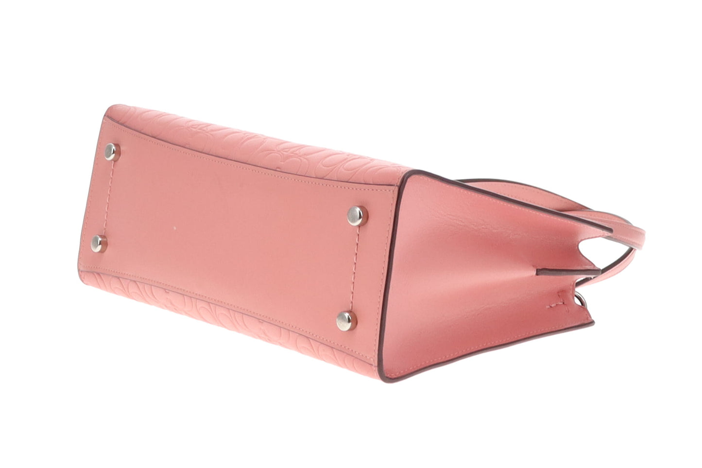 Coach Charlie Carryall 28 Pink Signature Leather